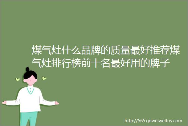 煤气灶什么品牌的质量最好推荐煤气灶排行榜前十名最好用的牌子